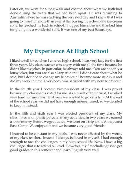 Image result for 7th Grade Personal Narrative Examples