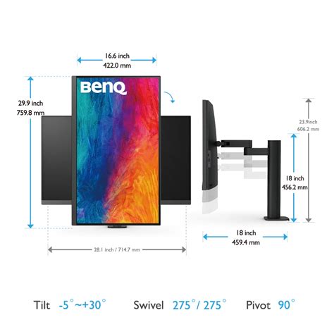 BenQ PD3205UA 32 Inch 4K UHD USB-C Ergo Arm Monitor