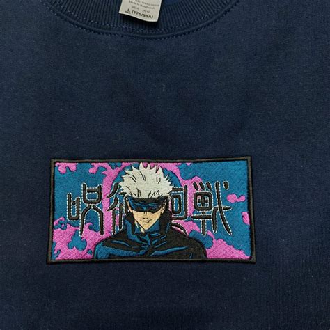 Gojo Jujutsu Kaisen Colorful Embroidered Clothing - Jujutsu Kaisen Store