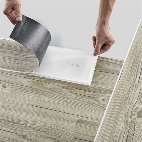 Self-Adhesive Vinly Laminate floor Planks – Oak Light Matte ( Pack of ...