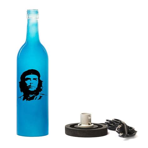 Che Guevara Inlit Lamp (Blue) – Kavi The Poetry-Art Project