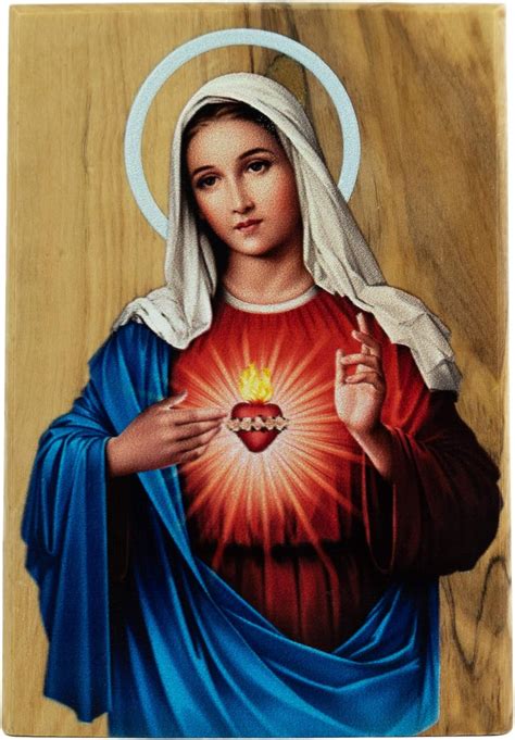 Logos Trading Post Virgin Mary Immaculate Heart Icon India | Ubuy
