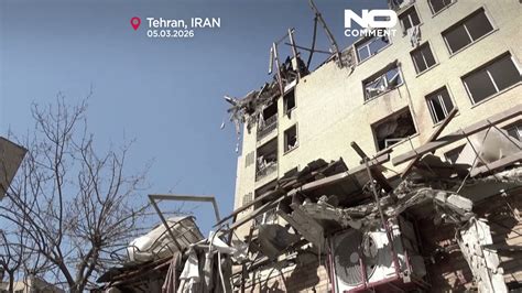 Destruction seen in Tehran after fresh Israeli strikes