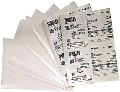 Securement Easyship Sticky Labels (A4 Size Sheet with 4 Pre-Cut Labels ...