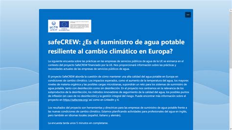 Survey now available in Spanish – SafeCREW