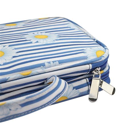 Crochet Hook Case Zipper Bag with Web Pockets for Various Crochet ...