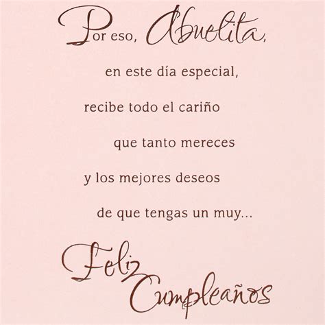Legacy of Your Love Spanish-Language Birthday Card for Grandmother ...