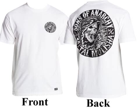 Buy Men's Metal Mulisha Sons Of Anarchy Logo Grim Reaper Stamp Shirt ...