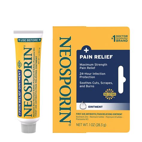 Buy Neosporin + Maximum-Strength Pain Dual Action Antibiotic Ointment ...