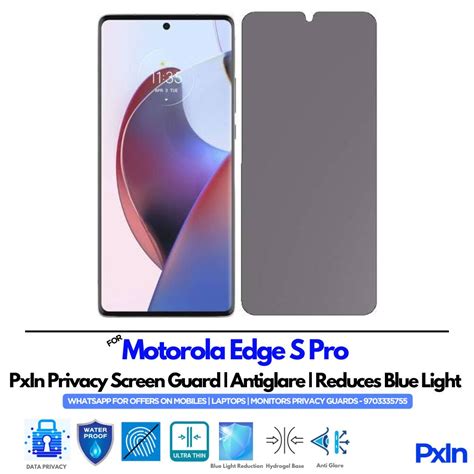 Privacy Screen Guard for Motorola Edge S Pro Mobile | No.1