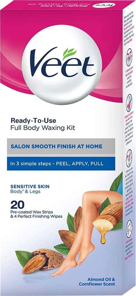 Buy BSC WOMEN FULL BODY WAX STRIPS FOR SENSITIVE SKIN (PACK OF 3 ...