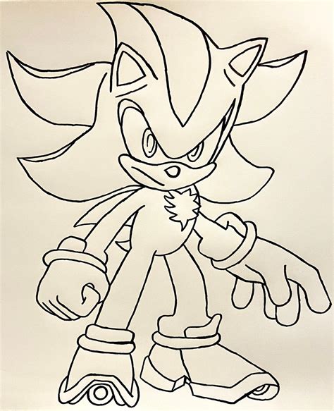 Shadow Colouring Pages