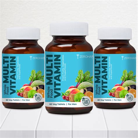 Best Whole Food Multivitamin Tablets for Men - Zeroharm