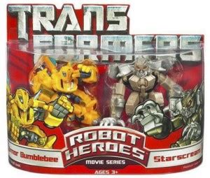 TRANSFORMERS : Robot Heroes > Armor Bumblebee And Starscream Action ...
