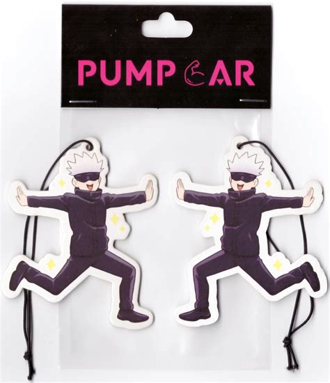 Amazon.com: PumpCar 2 pieces Cute Gojo Satoru double-sided hanging Japanese anime cherry-scented ...