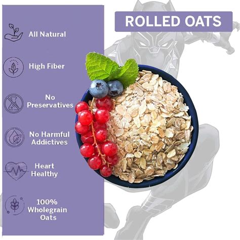 Buy OATEO JUMBO ROLLED OATS 500G DELICIOUS HIGH FIBER BREAKFAST OATS ...