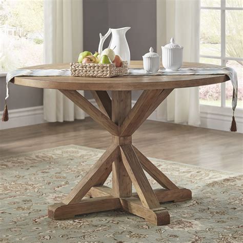 Image result for Round Rustic Dining Table