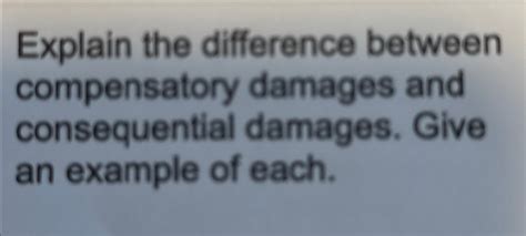 Image result for Compensatory Damages Example