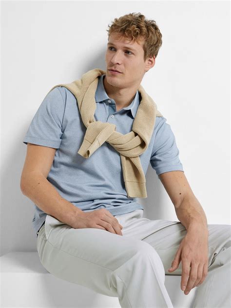 Buy Blue Coolmax Polo T-shirt for Men Online