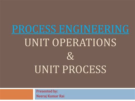 Image result for Control and Optimization of Unit Operations