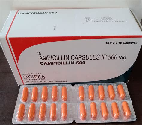 CAMPICILLIN 500 CAP 20*10