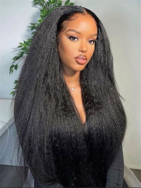 Nadula Super Sale 13x4 Pre-Everything Lace Frontal Kinky Straight Wig ...