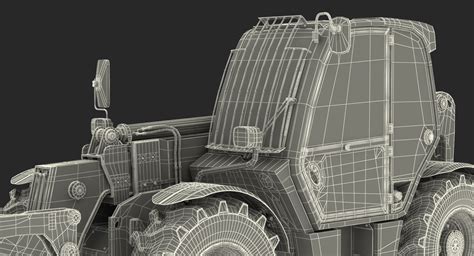 3D JCB 535 Hydraulic Telehandler Forklift model | 3D Molier International