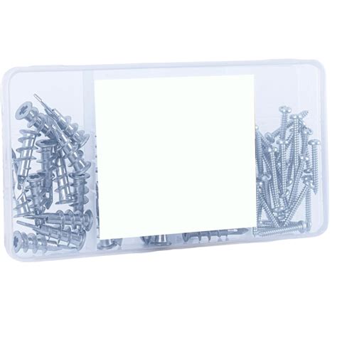 Self-Drilling Drywall Anchors 60Pcs Hollow Metal Wall Anchor And Screw ...