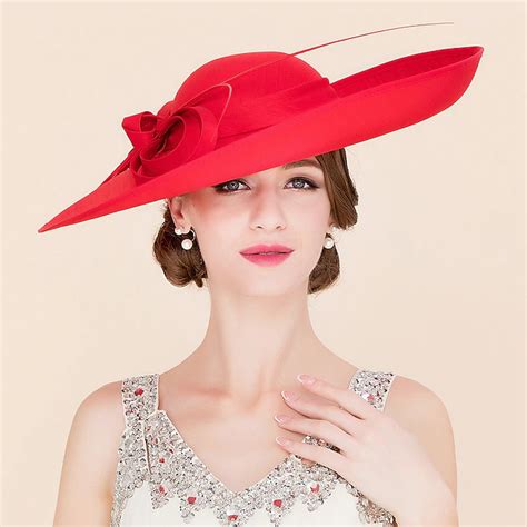 Party Hats Double Layer Cloth Bowler / Cloche Hat Sinamay Hat Kentucky ...