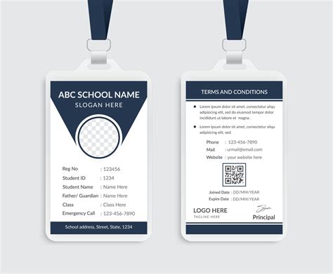 Student Id Card Vector Art, Icons, and Graphics for Free Download