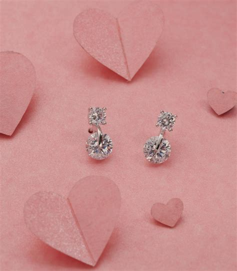 Ear Rings | Buy Dual Dangling Spheres Ear Rings @ Gargi