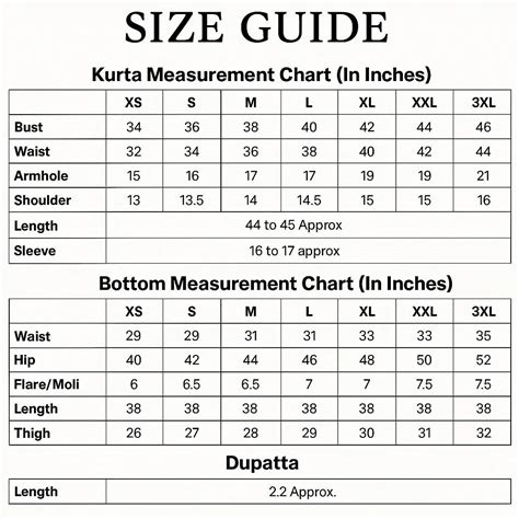 Size Guide – VredeVogelStore