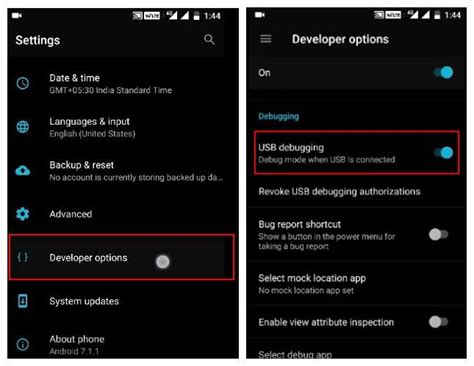 Image result for USB Debugging On One Plus 5T
