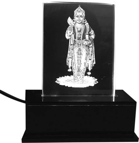 GONDGET God Murugan Car dashboard idol Small With White Lights ...