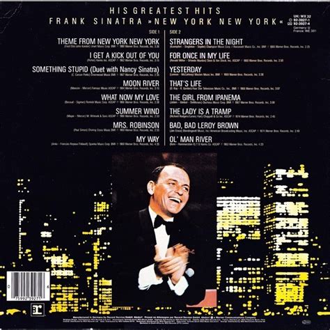 New york new york: his greatest hits ( compilation 16 tracks ) by Frank ...