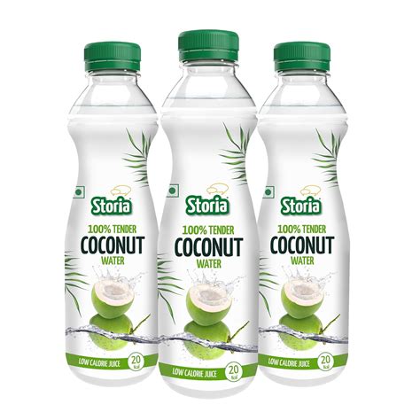 Storia 100% Tender Coconut Water- No Added Sugar - 1000 ml PET Bottle ...