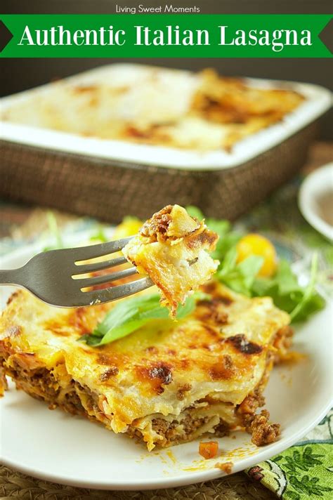 Authentic Italian Lasagna Recipe   Living Sweet Moments