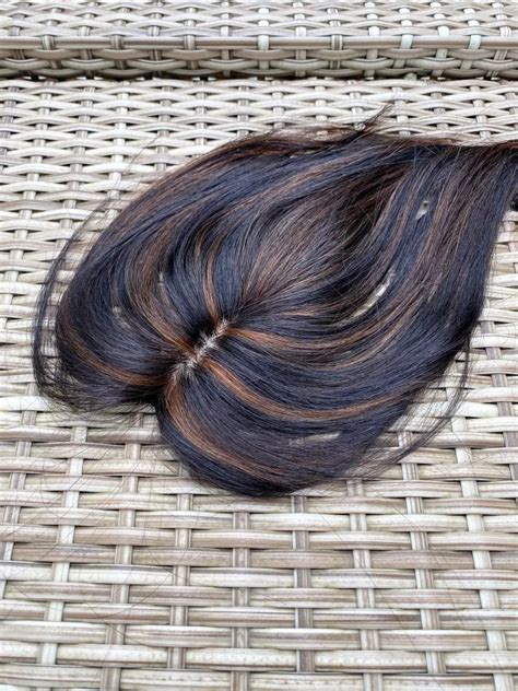 Silk Base Scalp Line Hair Topper by Nish Hair | 100 % Human Hair