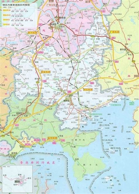 惠州市详细地图全图_惠州高清地图全图图片 - 随意云