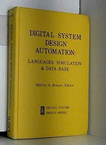 Buy Digital system design automation: Languages, simulation & data base ...
