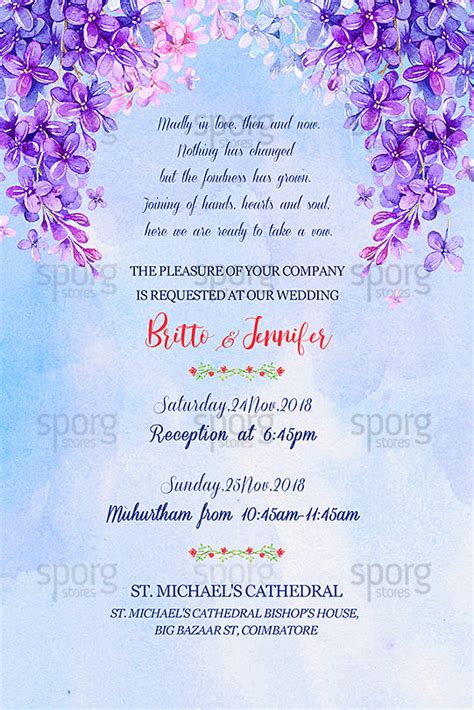 Illustrated Christian Wedding Invitation – SPORG Stores