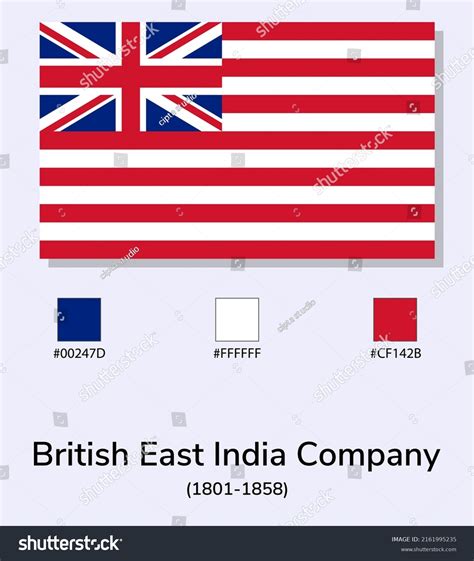 Vector Illustration British East India Company Stock Vector (Royalty ...