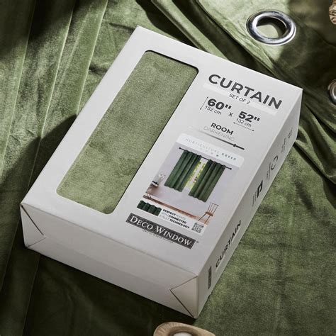 Buy DECO WINDOW Horticulture Set of 2 Room Darkening Window Curtains ...