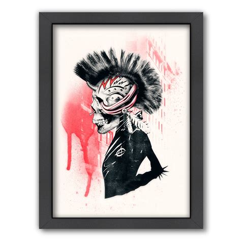 American Flat Corporation Art A105P031"Punk" Wall Art, 27 by 21 by 1.75 ...