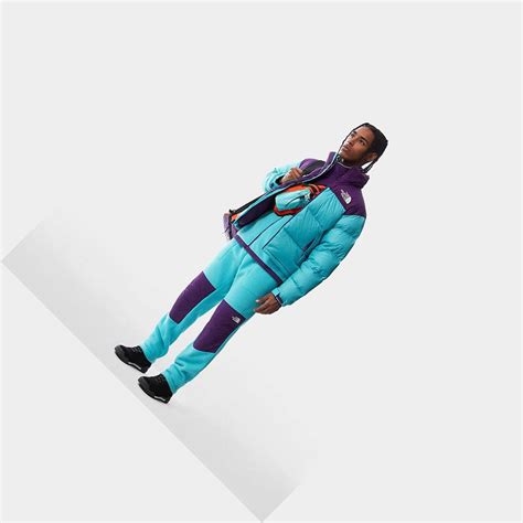 The North Face Down Jackets On Sale - Blue Purple Men 1996 Retro Nuptse ...