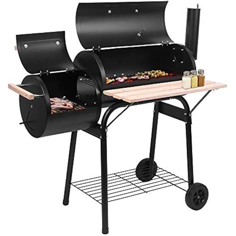 WEIWEIGLOBAL 44 Inch Charcoal Grill and Offset Smoker, Portable India ...