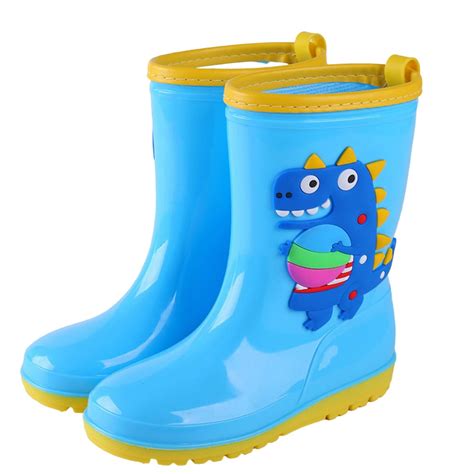 KaLI_store Kids Rain Boots Kids Waterproof Rubber Classic Rain Boot ...