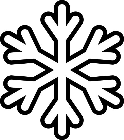 Snowflakes Outline - ClipArt Best