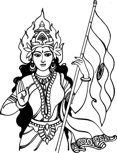 Painting Bharat Mata Drawing at Michael Carandini blog