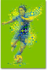 Brazil National Football Team Wall Poster - Ronaldinho - Fan Art - HD ...